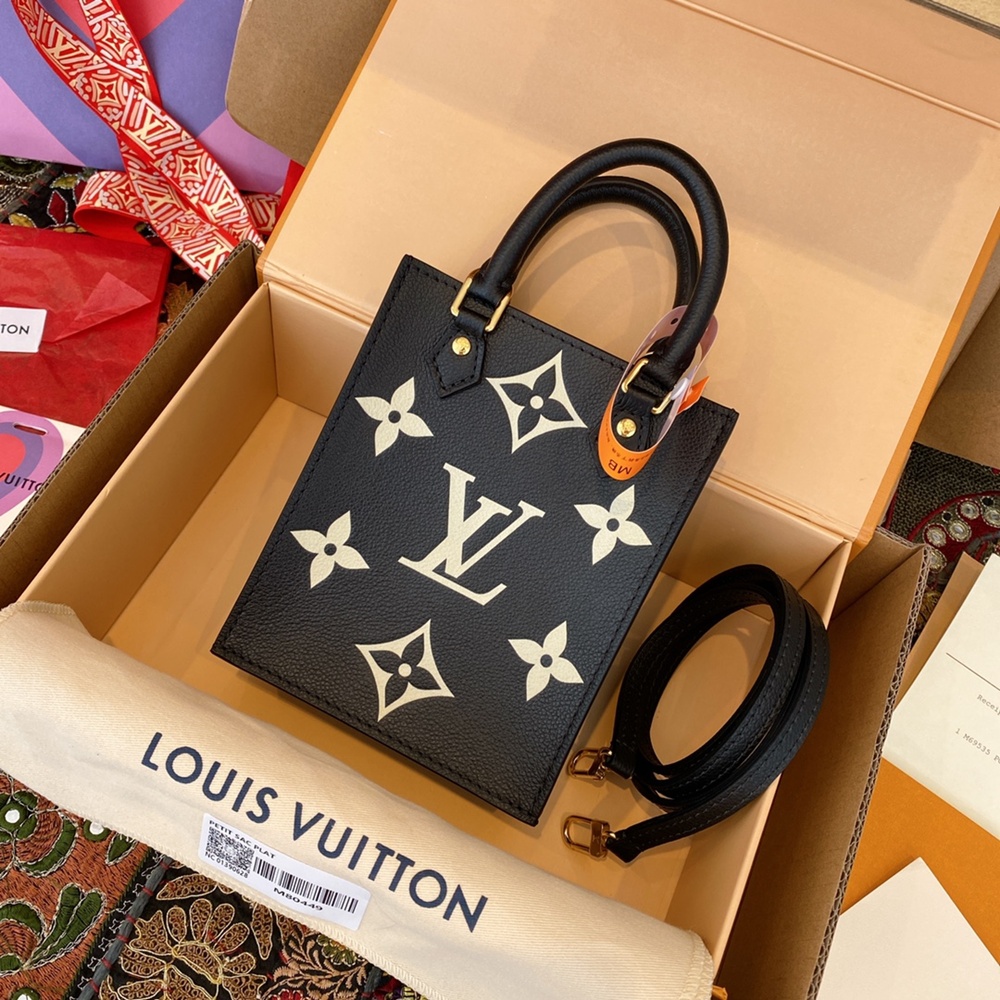 [루이비통] Louis Vuitton LV Petit sac plat 쁘띠 삭 플라 토트백 14cm BB 21.5cm PM 25
