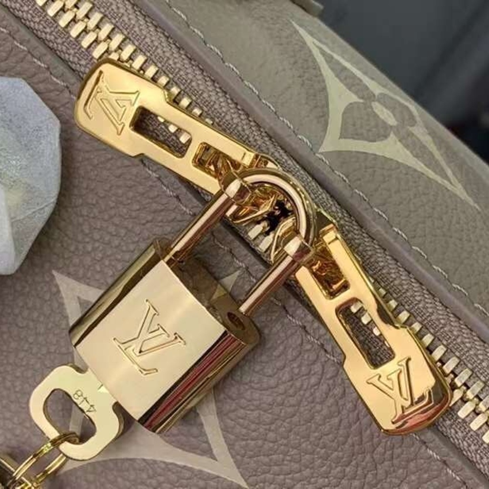 [루이비통] Louis Vuitton Monogram Empreinte Speedy Bandouliere 20 M46575 - 루이비통 스피디 반둘리에 토트백20 20.5x13.5x12cm 24