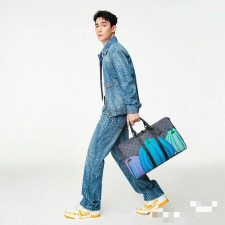 [루이비통] Louis Vuitton - LV x YK 루이비통 KEEPALL 키폴 트래블 보스턴 백 45 / 50cm