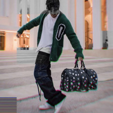 [루이비통] Louis Vuitton - LV x YK 루이비통 KEEPALL 키폴 트래블 보스턴 백 45 / 50cm