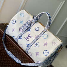 [루이비통] Louis Vuitton - LV x YK 루이비통 KEEPALL 키폴 트래블 보스턴 백 45 / 50cm