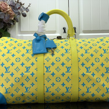 [루이비통] Louis Vuitton - LV x YK 루이비통 KEEPALL 키폴 트래블 보스턴 백 45 / 50cm