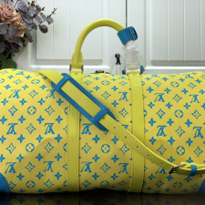 [루이비통] Louis Vuitton - LV x YK 루이비통 KEEPALL 키폴 트래블 보스턴 백 45 / 50cm