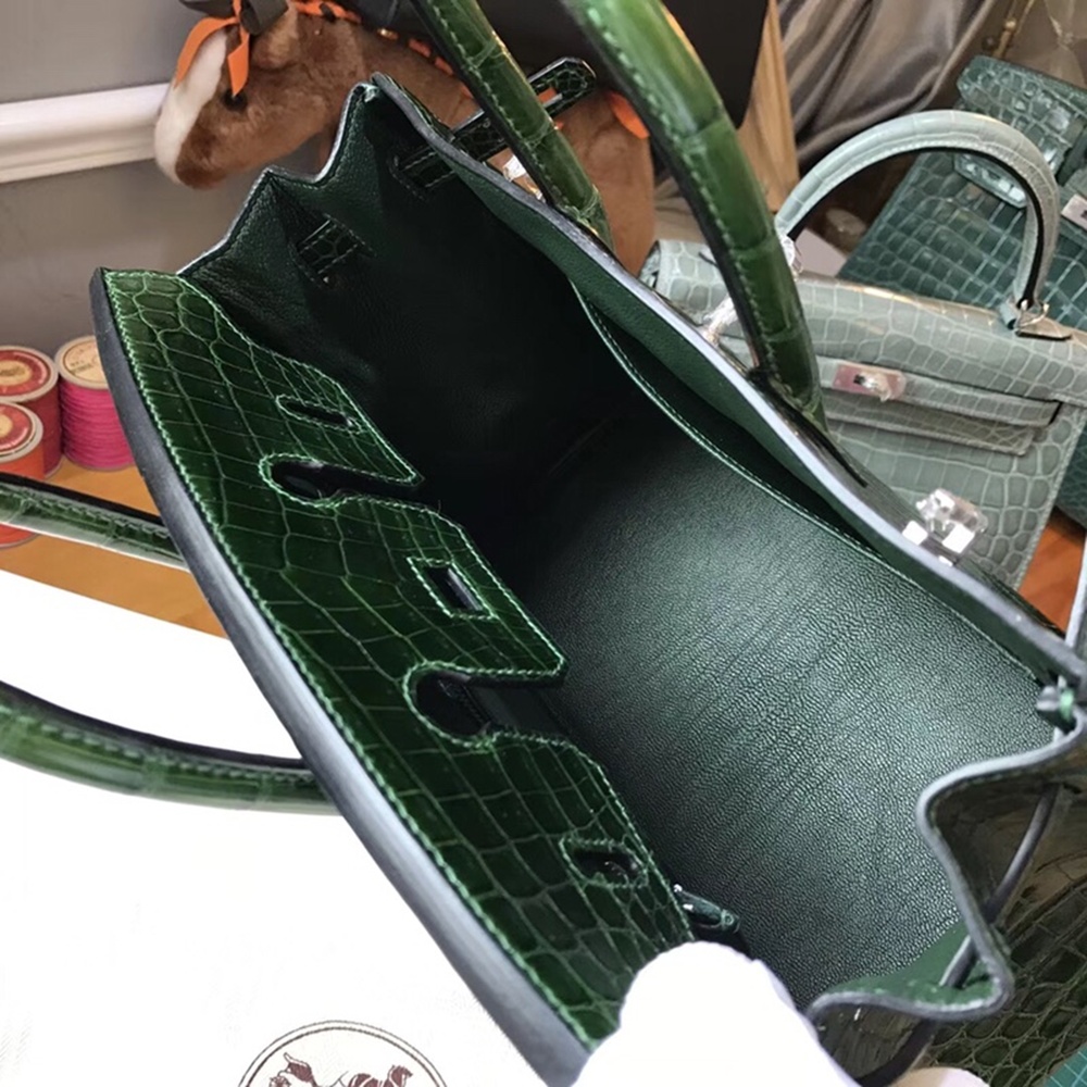 [에르메스] Hermes Birkin Bag Alligator - 에르메스 버킨 25 악어가죽 25 x 20 x 13cm (버킨 30 35 40 45) 가격상담