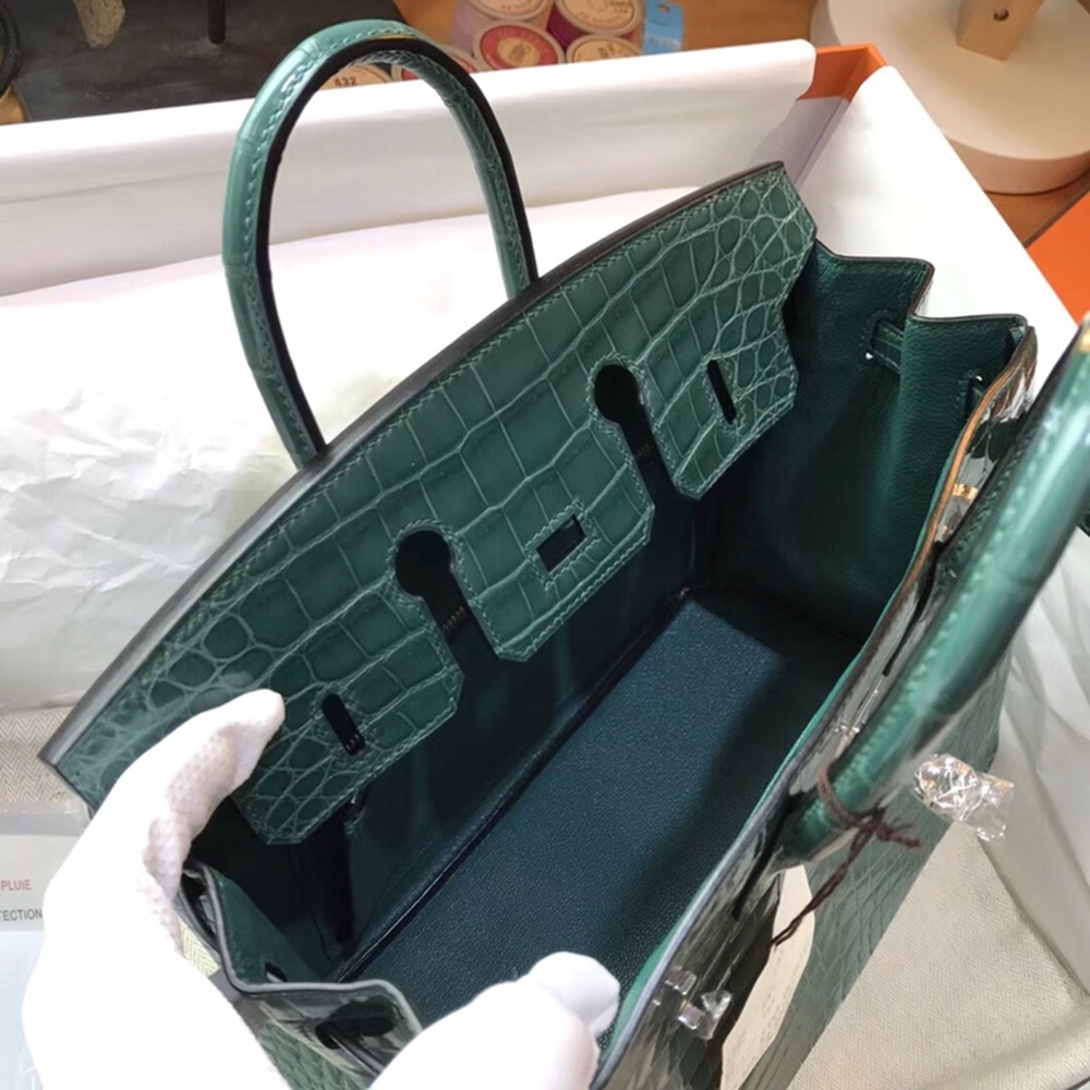 [에르메스] Hermes Birkin Bag Alligator - 에르메스 버킨 25 악어가죽 25 x 20 x 13cm (버킨 30 35 40 45) 가격상담