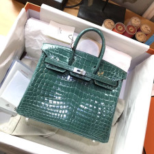 [에르메스] Hermes Birkin Bag Alligator - 에르메스 버킨 25 악어가죽 25 x 20 x 13cm (버킨 30 35 40 45) 가격상담