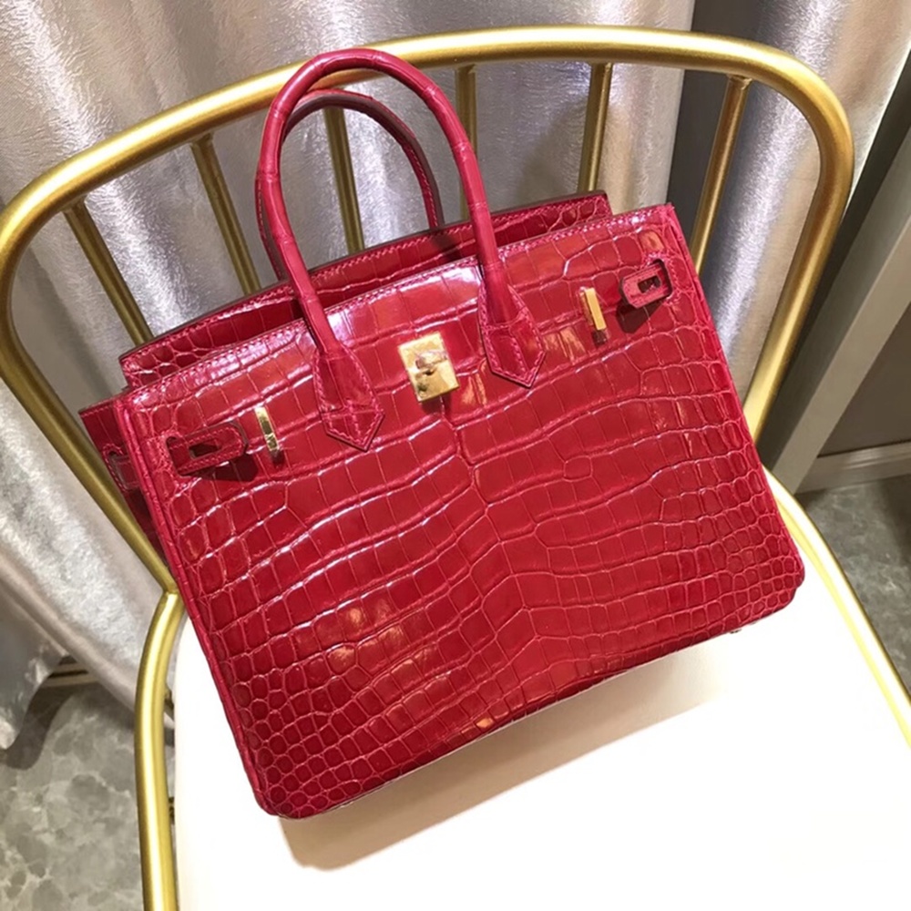 [에르메스] Hermes Birkin Bag Alligator - 에르메스 버킨 25 악어가죽 25 x 20 x 13cm (버킨 30 35 40 45) 가격상담