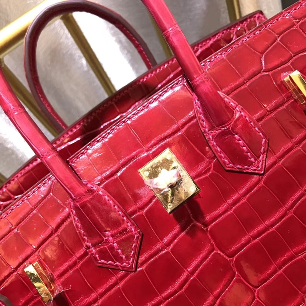 [에르메스] Hermes Birkin Bag Alligator - 에르메스 버킨 25 악어가죽 25 x 20 x 13cm (버킨 30 35 40 45) 가격상담