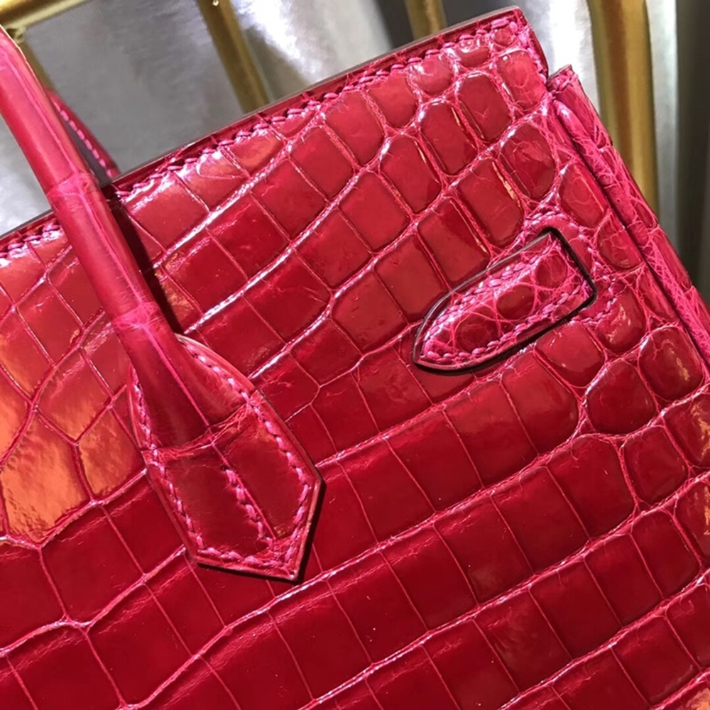 [에르메스] Hermes Birkin Bag Alligator - 에르메스 버킨 25 악어가죽 25 x 20 x 13cm (버킨 30 35 40 45) 가격상담