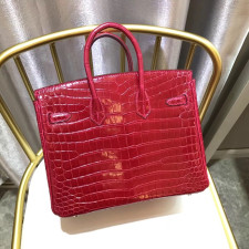 [에르메스] Hermes Birkin Bag Alligator - 에르메스 버킨 25 악어가죽 25 x 20 x 13cm (버킨 30 35 40 45) 가격상담