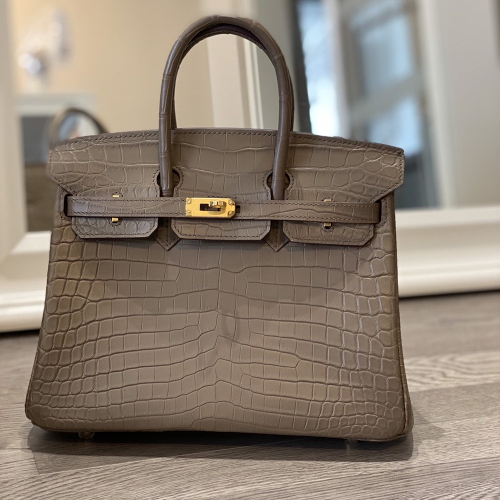 [에르메스] Hermes Birkin Bag Alligator - 에르메스 버킨 25 악어가죽 25 x 20 x 13cm (버킨 30 35 40 45) 가격상담