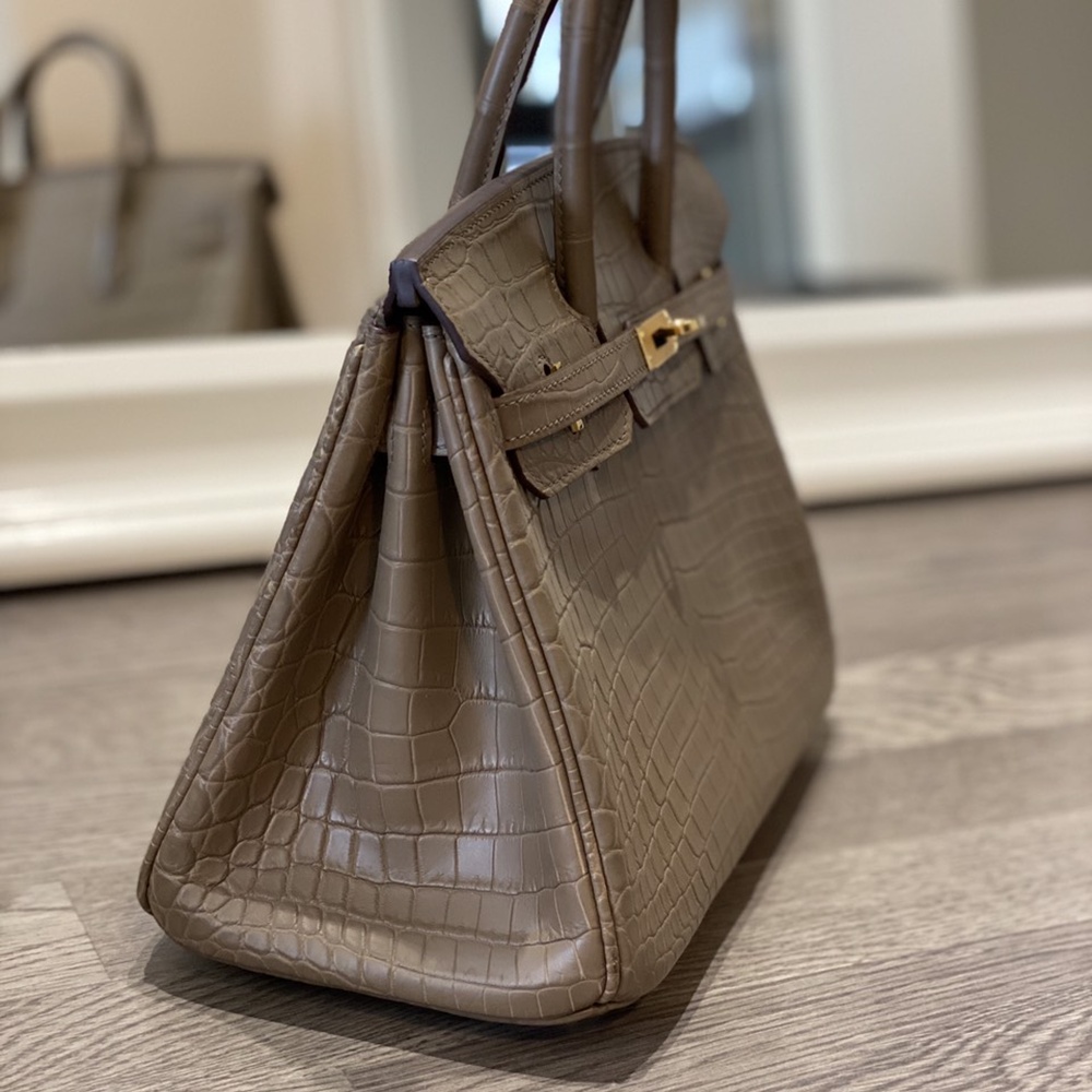 [에르메스] Hermes Birkin Bag Alligator - 에르메스 버킨 25 악어가죽 25 x 20 x 13cm (버킨 30 35 40 45) 가격상담
