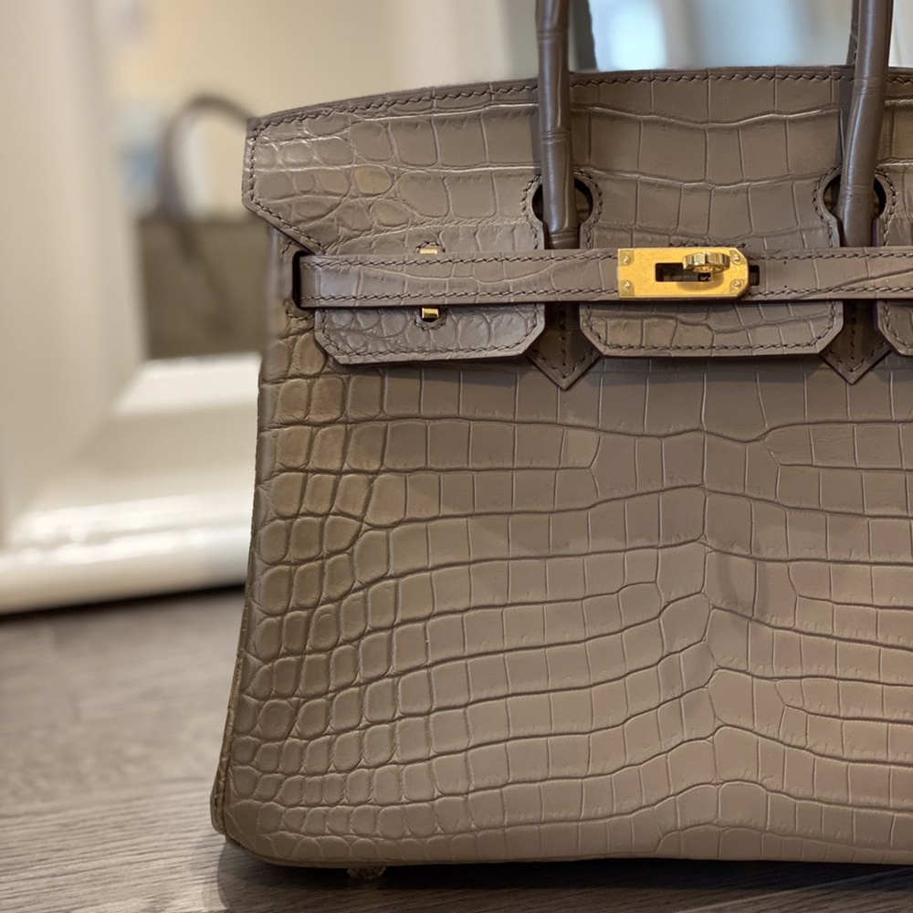 [에르메스] Hermes Birkin Bag Alligator - 에르메스 버킨 25 악어가죽 25 x 20 x 13cm (버킨 30 35 40 45) 가격상담