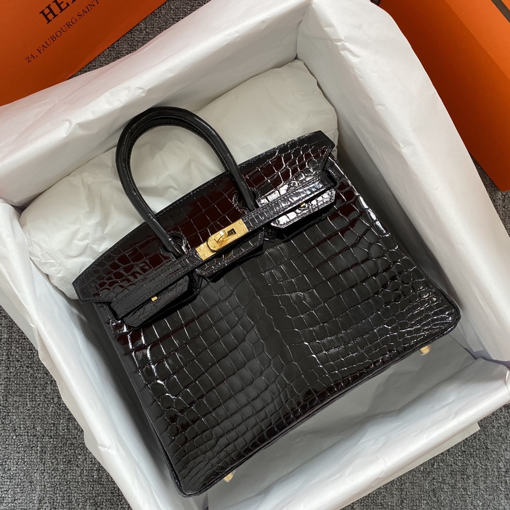 [에르메스] Hermes Birkin Bag Alligator - 에르메스 버킨 25 악어가죽 25 x 20 x 13cm (버킨 30 35 40 45) 가격상담