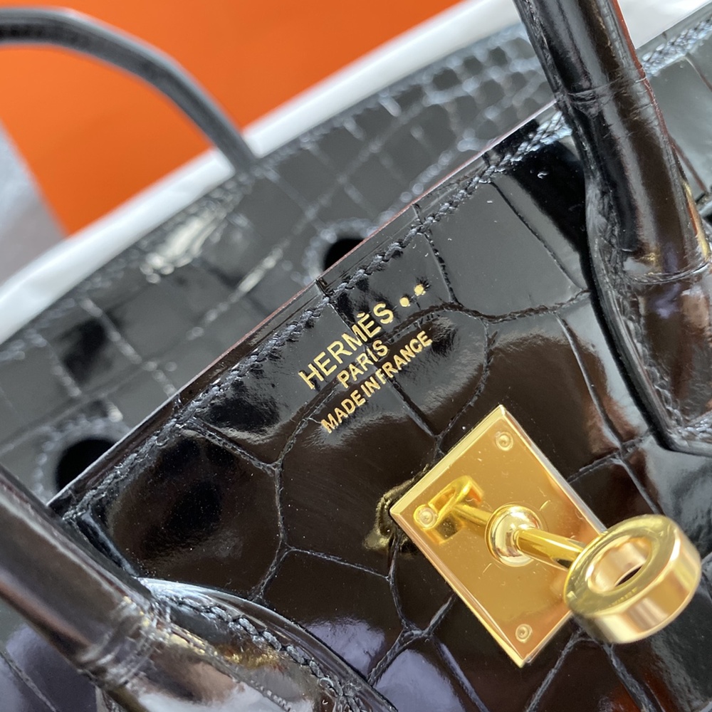 [에르메스] Hermes Birkin Bag Alligator - 에르메스 버킨 25 악어가죽 25 x 20 x 13cm (버킨 30 35 40 45) 가격상담