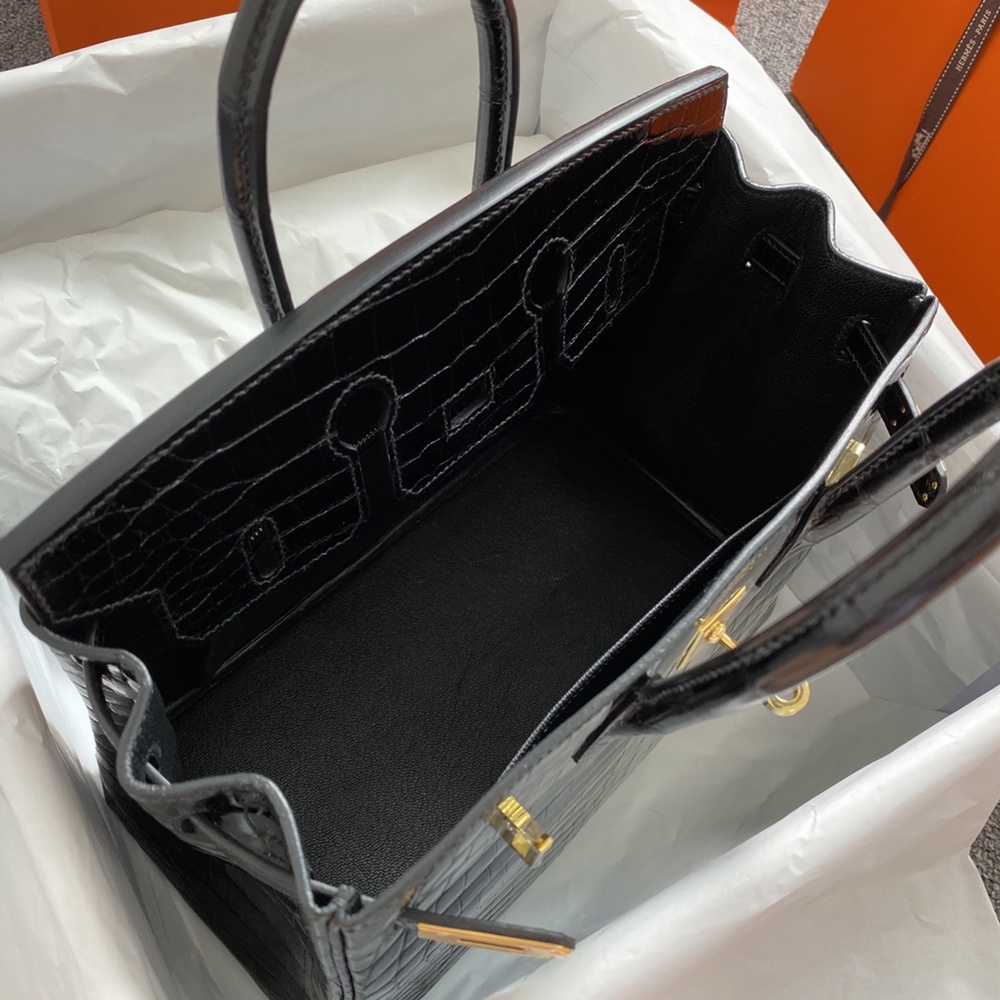 [에르메스] Hermes Birkin Bag Alligator - 에르메스 버킨 25 악어가죽 25 x 20 x 13cm (버킨 30 35 40 45) 가격상담