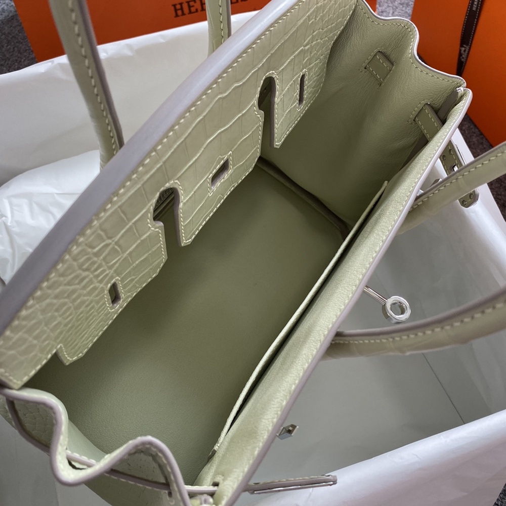 [에르메스] Hermes Birkin Bag Alligator - 에르메스 버킨 25 악어가죽 25 x 20 x 13cm (버킨 30 35 40 45) 가격상담