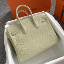 [에르메스] Hermes Birkin Bag Alligator - 에르메스 버킨 25 악어가죽 25 x 20 x 13cm (버킨 30 35 40 45) 가격상담