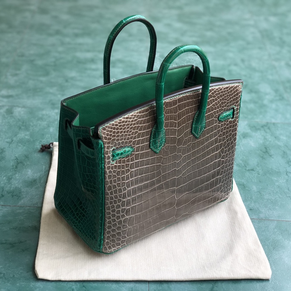 [에르메스] Hermes Birkin Bag Alligator - 에르메스 버킨 25 악어가죽 25 x 20 x 13cm (버킨 30 35 40 45) 가격상담
