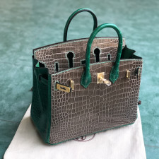 [에르메스] Hermes Birkin Bag Alligator - 에르메스 버킨 25 악어가죽 25 x 20 x 13cm (버킨 30 35 40 45) 가격상담