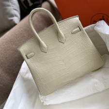 [에르메스] Hermes Birkin Bag Alligator - 에르메스 버킨 25 악어가죽 25 x 20 x 13cm (버킨 30 35 40 45) 가격상담