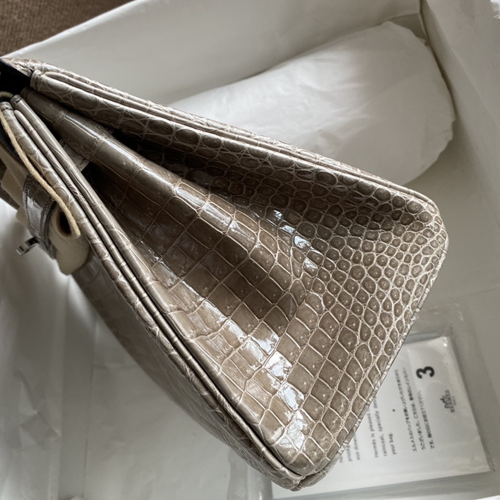 [에르메스] Hermes Birkin Bag Alligator - 에르메스 버킨 25 악어가죽 25 x 20 x 13cm (버킨 30 35 40 45) 가격상담