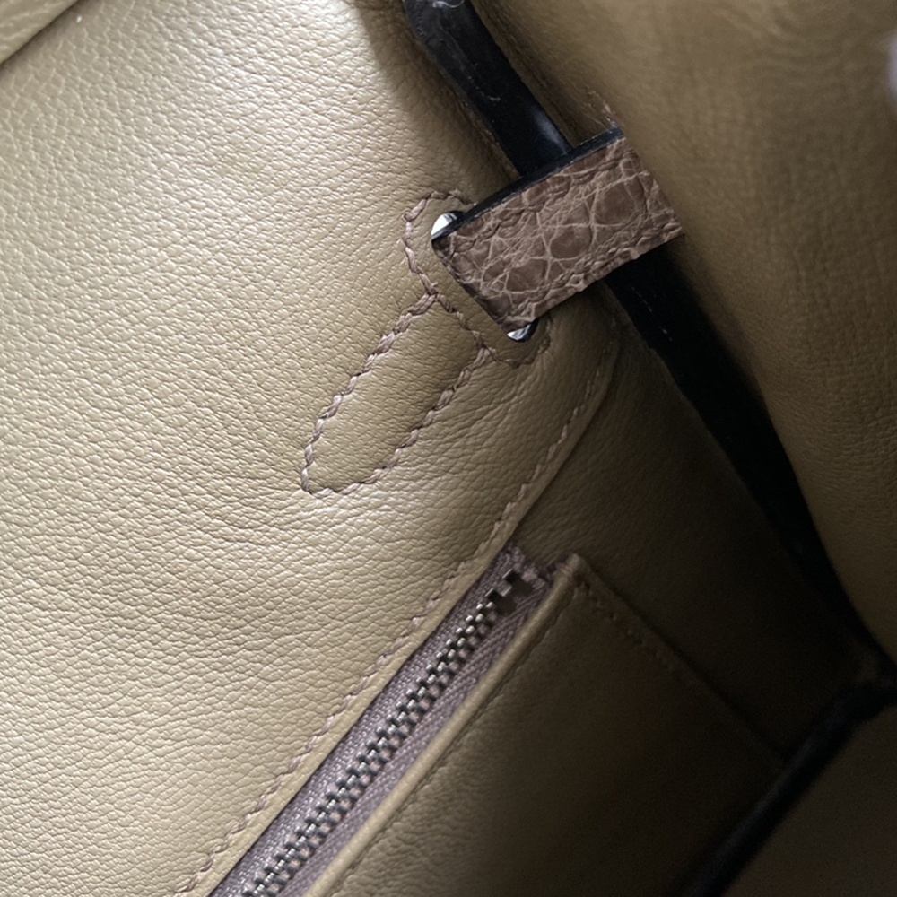 [에르메스] Hermes Birkin Bag Alligator - 에르메스 버킨 25 악어가죽 25 x 20 x 13cm (버킨 30 35 40 45) 가격상담