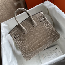 [에르메스] Hermes Birkin Bag Alligator - 에르메스 버킨 25 악어가죽 25 x 20 x 13cm (버킨 30 35 40 45) 가격상담