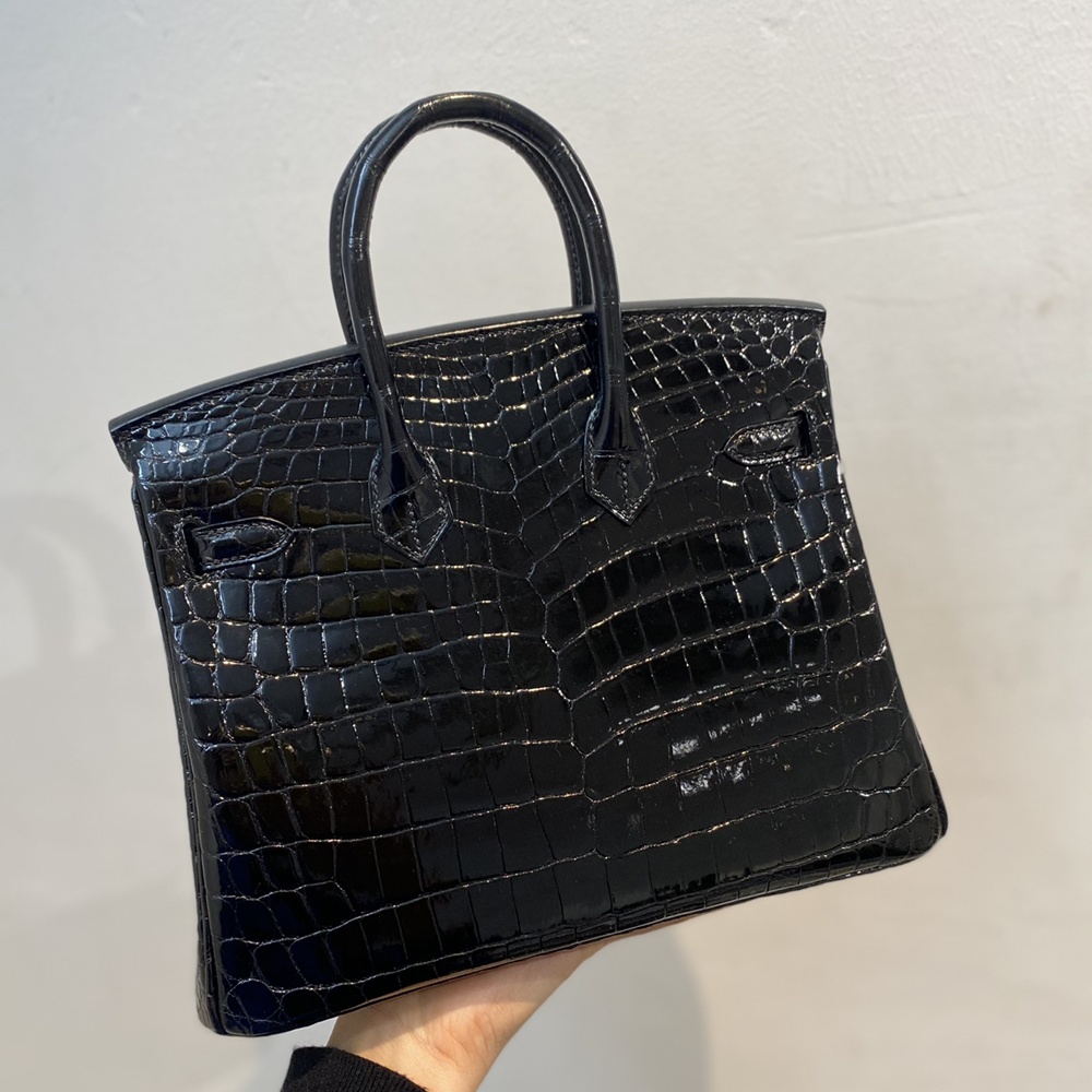 [에르메스] Hermes Birkin Bag Alligator - 에르메스 버킨 25 악어가죽 25 x 20 x 13cm (버킨 30 35 40 45) 가격상담