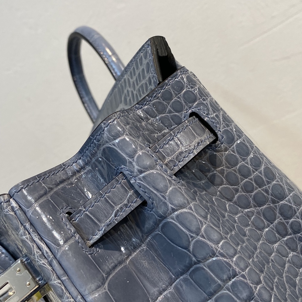 [에르메스] Hermes Birkin Bag Alligator - 에르메스 버킨 25 악어가죽 25 x 20 x 13cm (버킨 30 35 40 45) 가격상담