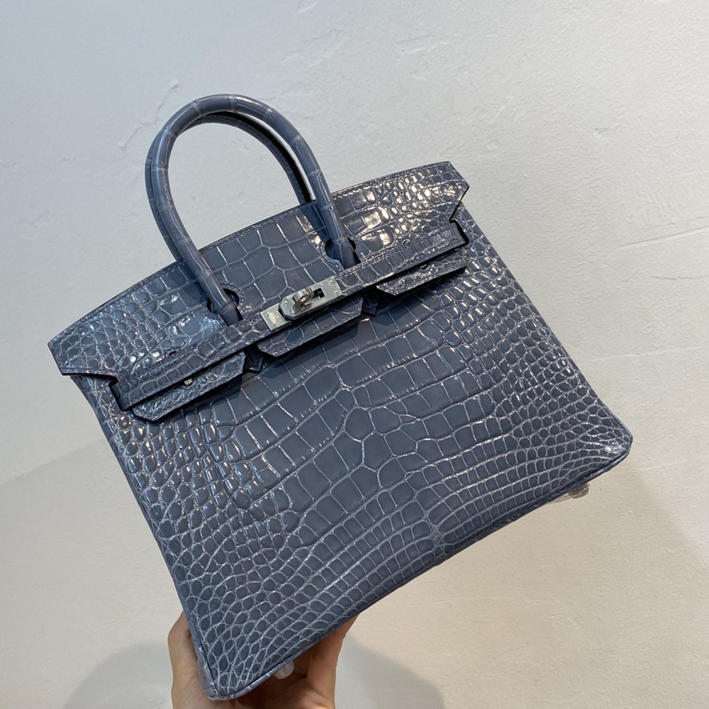 [에르메스] Hermes Birkin Bag Alligator - 에르메스 버킨 25 악어가죽 25 x 20 x 13cm (버킨 30 35 40 45) 가격상담
