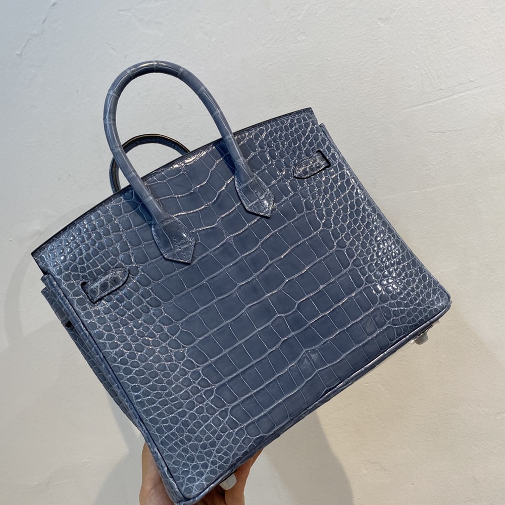 [에르메스] Hermes Birkin Bag Alligator - 에르메스 버킨 25 악어가죽 25 x 20 x 13cm (버킨 30 35 40 45) 가격상담