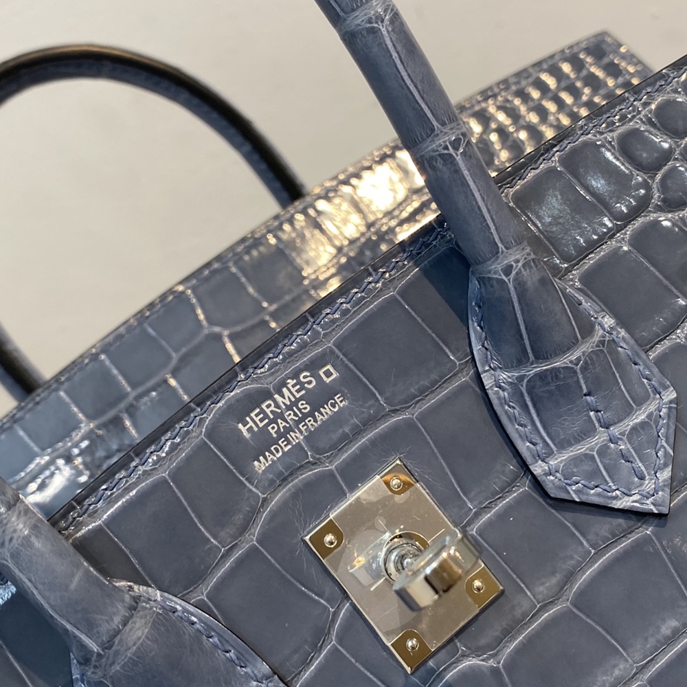 [에르메스] Hermes Birkin Bag Alligator - 에르메스 버킨 25 악어가죽 25 x 20 x 13cm (버킨 30 35 40 45) 가격상담