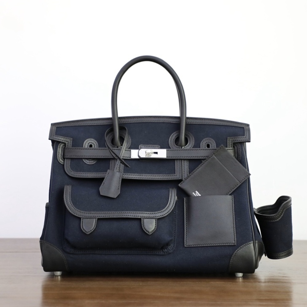 [에르메스] 2칼라 Hermes Birkin Bag Togo - 에르메스 버킨 35 백 토고 35 x 25 x 18cm (버킨 25 30 35 40 45)
