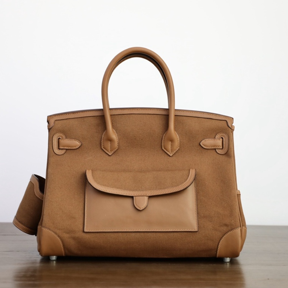 [에르메스] 2칼라 Hermes Birkin Bag Togo - 에르메스 버킨 35 백 토고 35 x 25 x 18cm (버킨 25 30 35 40 45)