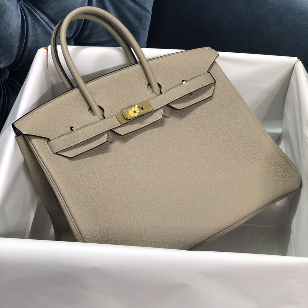 [에르메스] 2칼라 Hermes Birkin Bag Togo - 에르메스 버킨 35 백 토고 35 x 25 x 18cm (버킨 25 30 35 40 45)