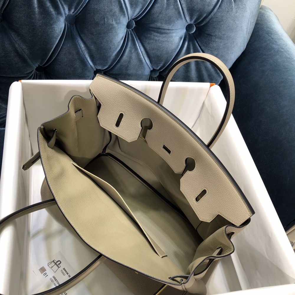 [에르메스] 2칼라 Hermes Birkin Bag Togo - 에르메스 버킨 35 백 토고 35 x 25 x 18cm (버킨 25 30 35 40 45)