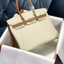 [에르메스] 2칼라 Hermes Birkin Bag Togo - 에르메스 버킨 35 백 토고 35 x 25 x 18cm (버킨 25 30 35 40 45)