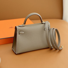 [에르메스] Hermes kelly Bag mini - 에르메스 켈리백 20 미니 19 x 12 x 5cm