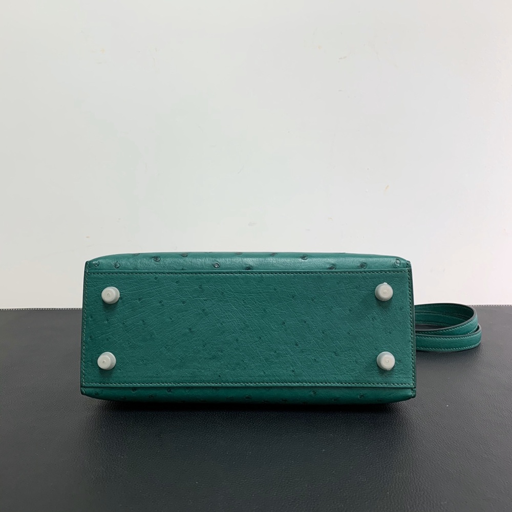 [에르메스] Hermes kelly Bag Ostrich– 에르메스 켈리백 28 오스트리치 28 x 22 x 11cm (켈리 20 25 28 32 35)