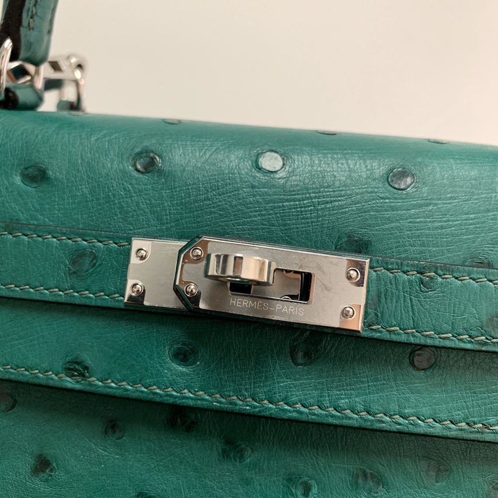 [에르메스] Hermes kelly Bag Ostrich– 에르메스 켈리백 28 오스트리치 28 x 22 x 11cm (켈리 20 25 28 32 35)