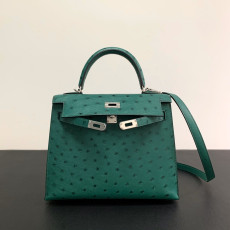 [에르메스] Hermes kelly Bag Ostrich– 에르메스 켈리백 28 오스트리치 28 x 22 x 11cm (켈리 20 25 28 32 35)