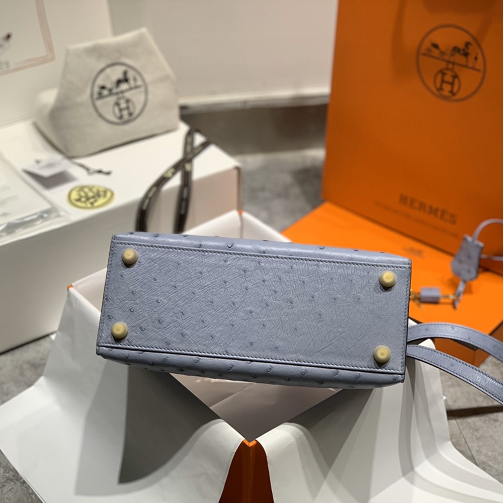 [에르메스] Hermes kelly Bag Ostrich– 에르메스 켈리백 28 오스트리치 28 x 22 x 11cm (켈리 20 25 28 32 35)