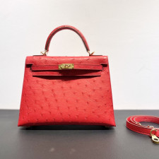 [에르메스] Hermes kelly Bag Ostrich– 에르메스 켈리백 28 오스트리치 28 x 22 x 11cm (켈리 20 25 28 32 35)