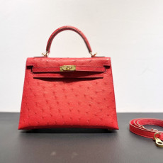 [에르메스] Hermes kelly Bag Ostrich– 에르메스 켈리백 28 오스트리치 28 x 22 x 11cm (켈리 20 25 28 32 35)