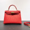 [에르메스] Hermes kelly Bag Ostrich– 에르메스 켈리백 28 오스트리치 28 x 22 x 11cm (켈리 20 25 28 32 35)