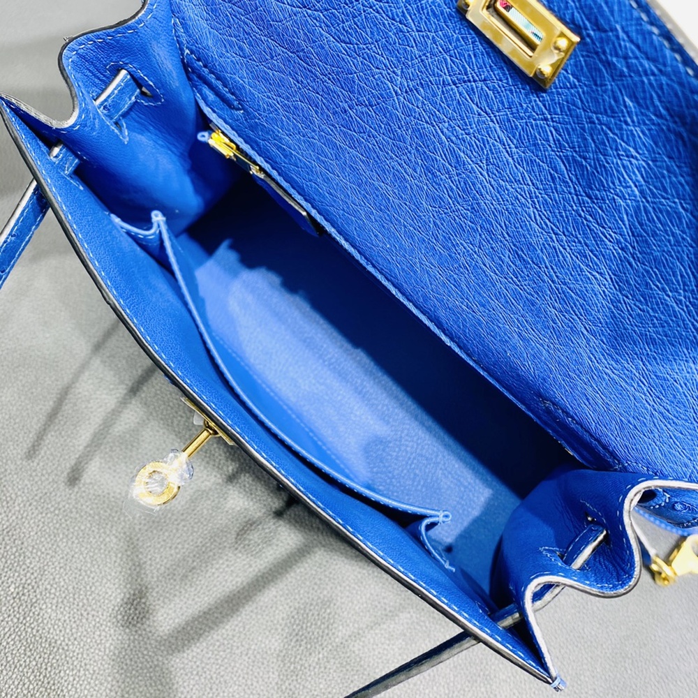 [에르메스] 2칼라 Hermes kelly Bag Ostrich– 에르메스 켈리백 28 오스트리치 28 x 22 x 11cm (켈리 20 25 28 32 35)