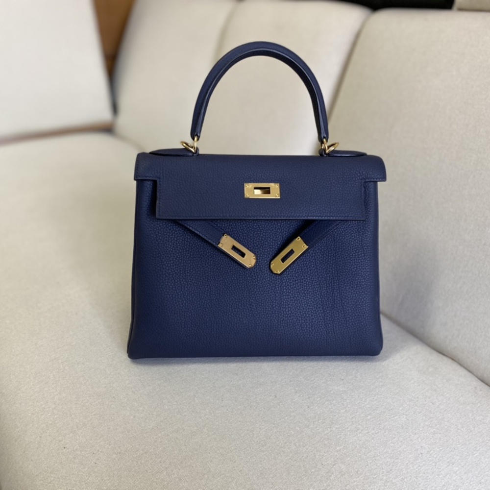 [에르메스] 2칼라 Hermes kelly Bag Togo – 에르메스 켈리백 28 토고 28 x 22 x 11cm (켈리 20 25 28 32 35)