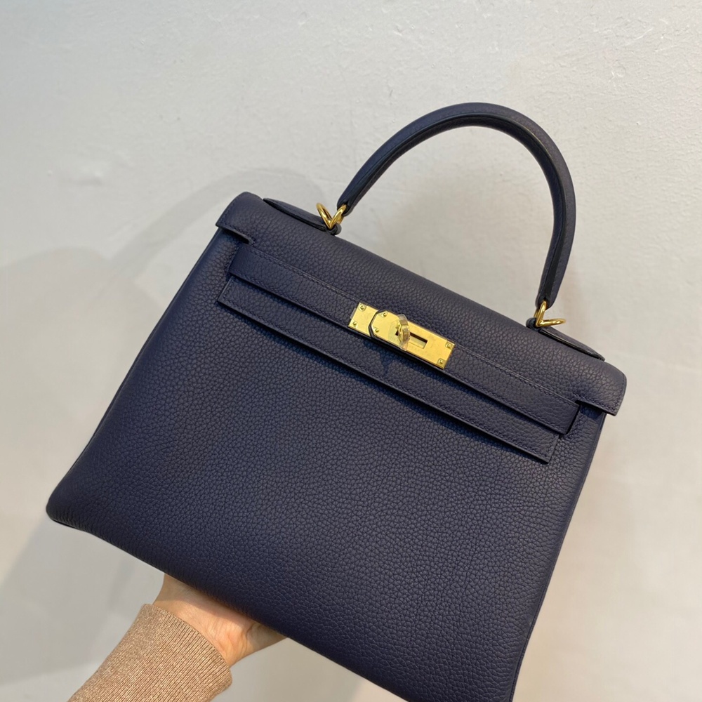 [에르메스] 2칼라 Hermes kelly Bag Togo – 에르메스 켈리백 28 토고 28 x 22 x 11cm (켈리 20 25 28 32 35)
