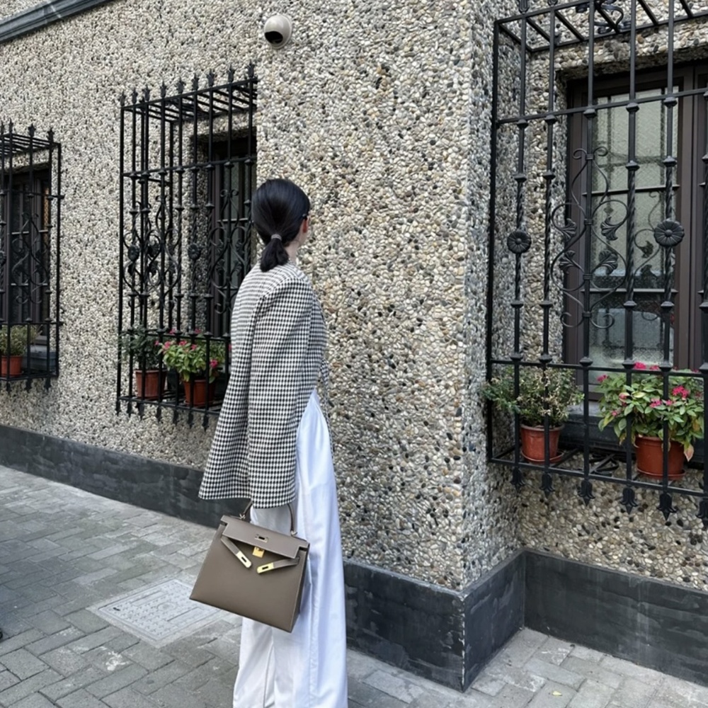 [에르메스] 2칼라 Hermes kelly Bag Togo – 에르메스 켈리백 28 토고 28 x 22 x 11cm (켈리 20 25 28 32 35)